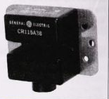 CR115A30AB, GE | Industrial Controls - CR115A, GE, Vane-Operated Limit Switch, 1NO, Front orientation, No Indicating Light, 6 ft lead length, Standard Hardware